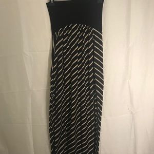 Motherhood Maternity Striped Maxi Skirt Size Small